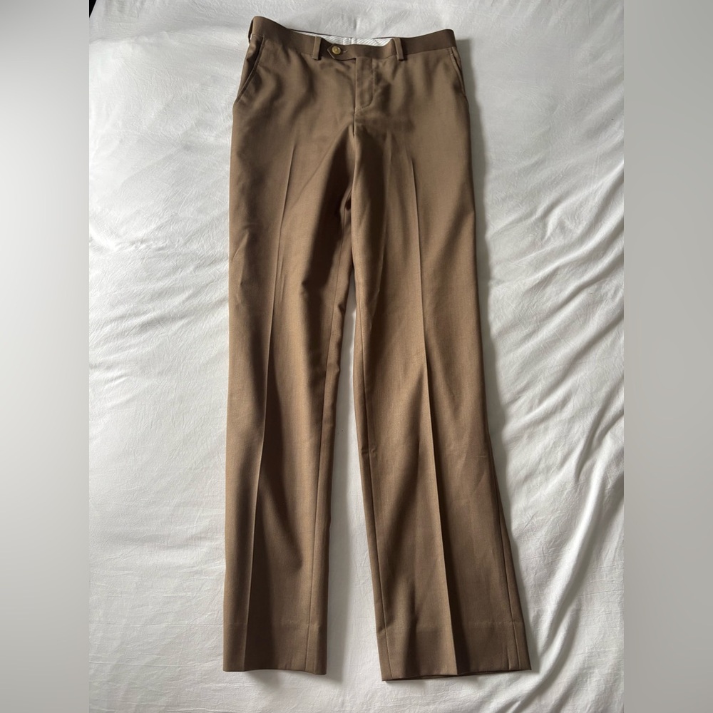 Ralph Lauren Suit Pants/Trousers Size 18R, 29W Light brown, EUC - Picture 4 of 10